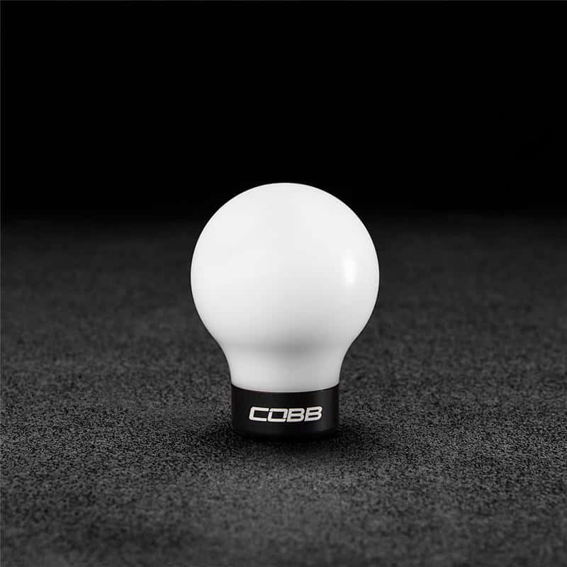 COBB — Cobb 07-13 Mazdaspeed3 & 06-07 Mazdaspeed6 Shift Knob - White Knob w/Stealth Black Base - view 3