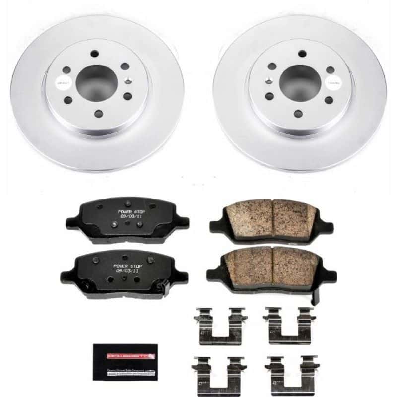 PowerStop — Power Stop 06-07 Buick Terraza Rear Z17 Evolution Geomet Coated Brake Kit - view 1