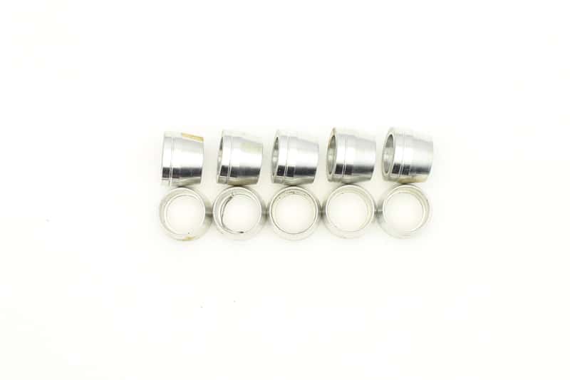 DeatschWerks — DeatschWerks Replacement PTFE Hose End Olive Insert 8AN (Pack of 10) - view 1