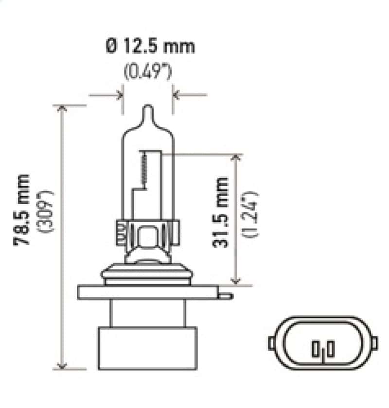 Hella — Hella 9005XS 12V 65W Xen White Bulb (Pair)
9005 Halogen Bulb - view 6