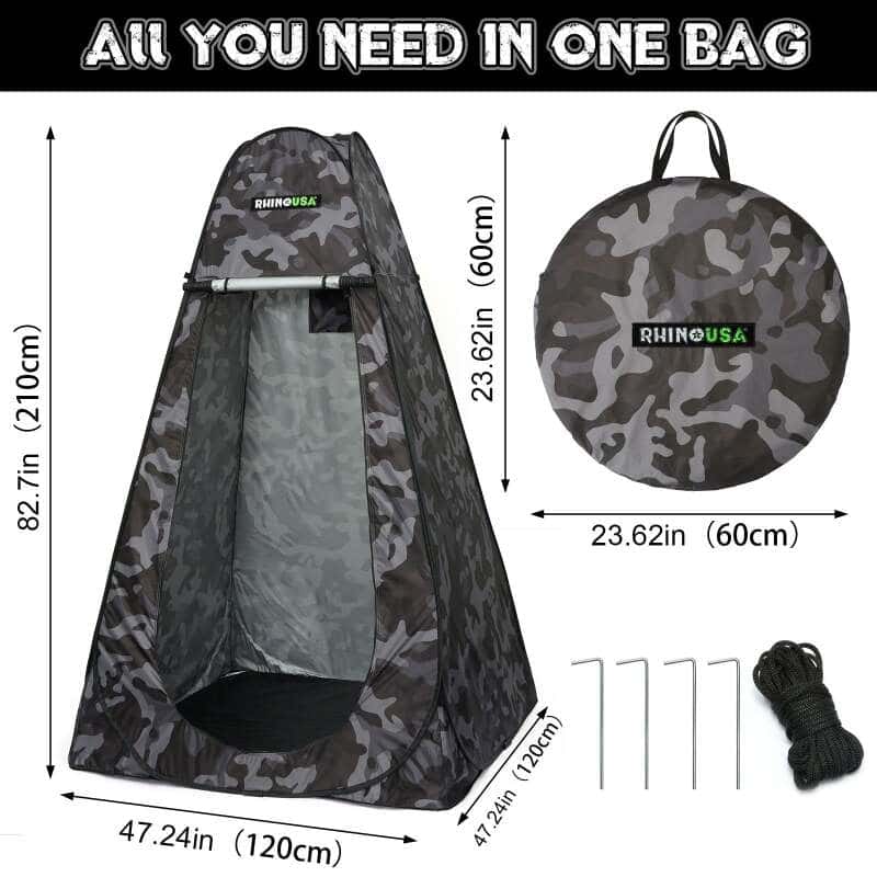 Rhino USA — Rhino USA Popup Privacy Tent - Camo
Tent Tent - view 7