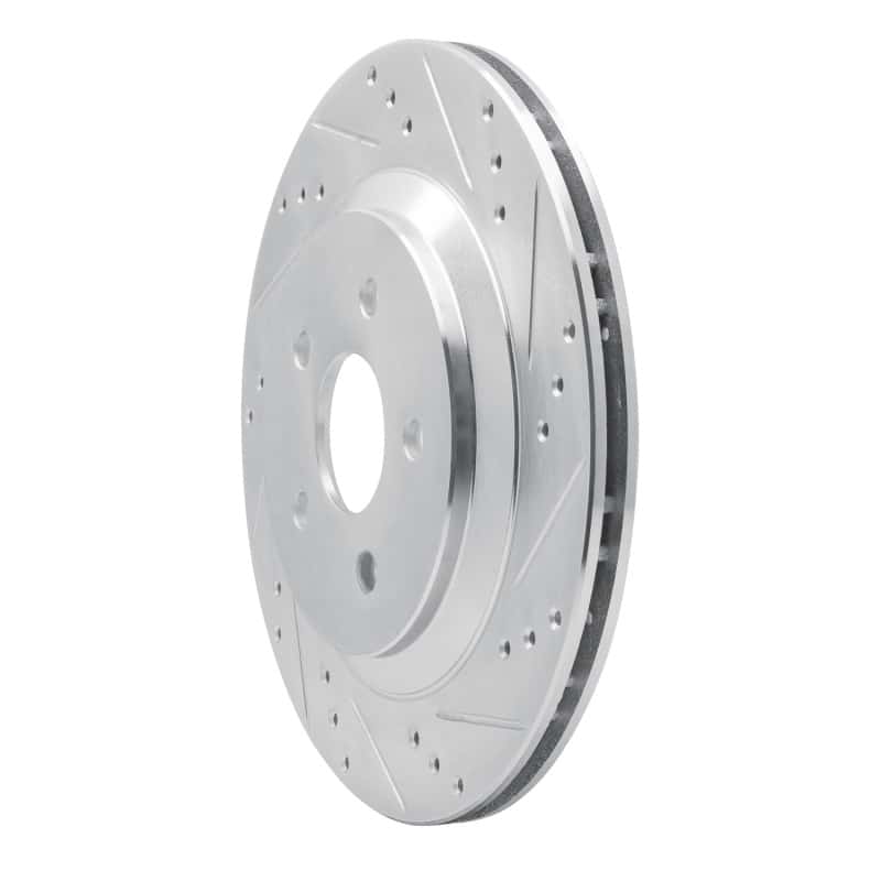 R1 Concepts — R1 04-07 Ford Freestar Rear Right Drilled & Slotted Silver Brake Rotor
R1 Brake Rotor Drill - view 2