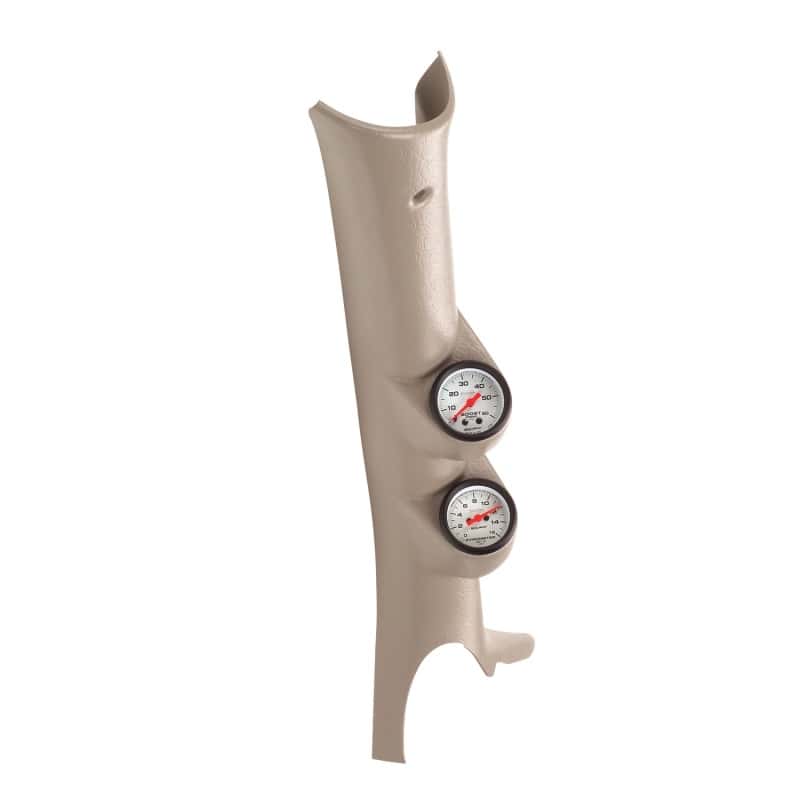 AutoMeter — Autometer 03-09 Dodge Ram Taupe Dual Pillar Pod (w/ White Phantom Boost/Pyrometer Gauges)
DODGE RAM, 03-05, DU - view 2