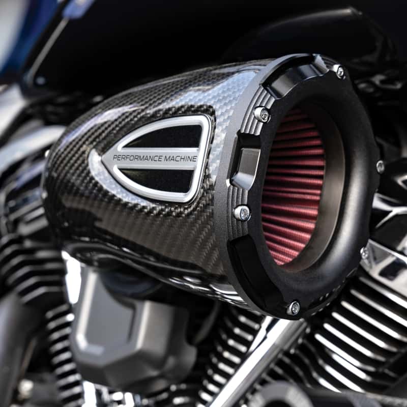 Performance Machine — Performance Machine 23-Up CVO, 2024 Touring C4 Series Air Cleaner - Carbon Fiber/Black Ops - view 1