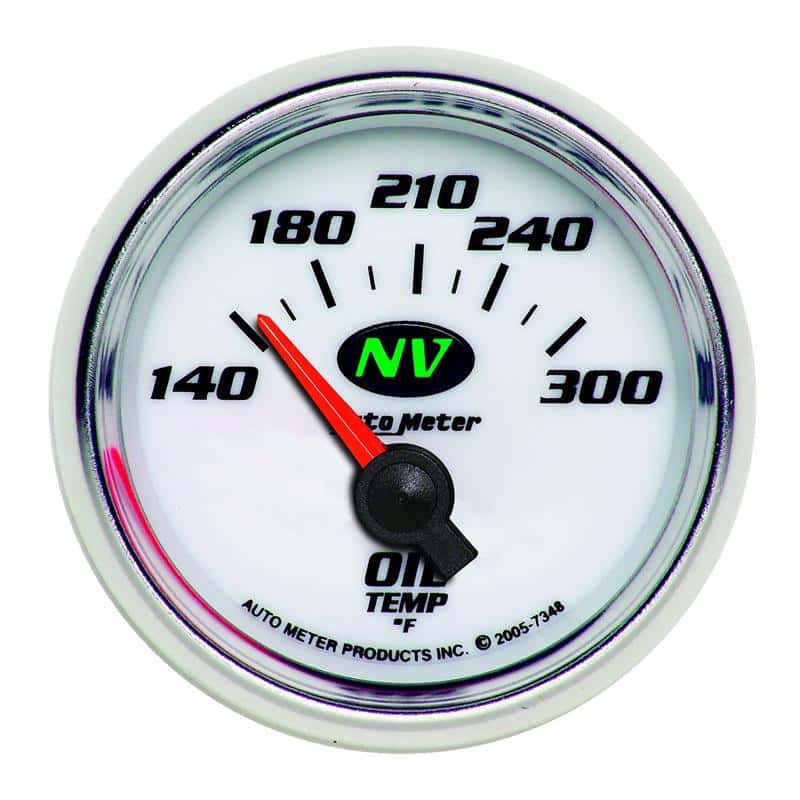 AutoMeter — AutoMeter Gauge Oil Temp 2-1/16in. 140-300 Deg. F Electric NV
2-1/16" OIL TEMP, 14 - view 2
