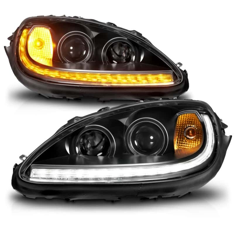 ANZO — ANZO 05-13 Chevrolet Corvette Projector Headlights w/switchback & Sequential LED - Black Amber
Head Light Set
HdLtSet - view 3