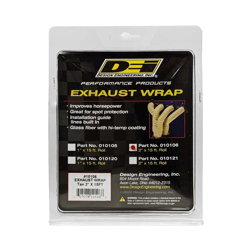 DEI — DEI Exhaust Wrap 2in x 15ft - Tan
Exhaust Wrap Kit - view 3