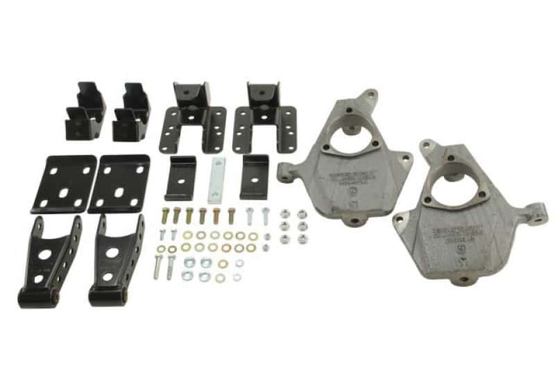 Belltech — Belltech LOWERING KIT 2014 Chevy/GMC Silverado/Sierra All Cabs 2WD 2in Front/4in Rear w/o Shocks
LOWERING KIT - view 2