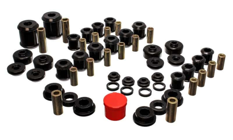 Energy Suspension — Energy Suspension 95-99 Mitsubishi Eclipse FWD/AWD Black Hyper-flex Master Bushing Set
Master Bushing Kit - view 1