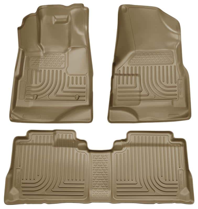 Husky Liners — Husky Liners 09-12 Ford Escape/Mazda Tribute (Base/Hybrid) WeatherBeater Combo Tan Floor Liners
Floor Liners - view 3
