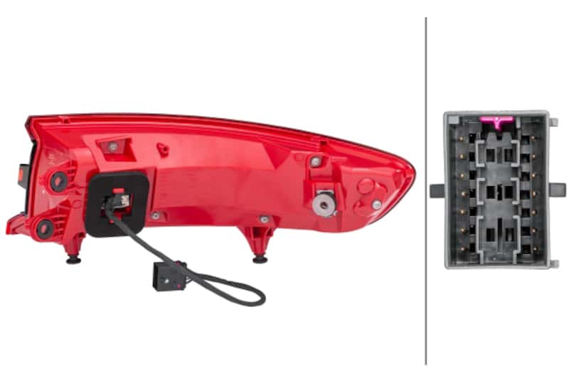 Hella — Hella 2015-2018 Porsche Macan Left Outer Tail Light
Tail Lamp Assy - view 1