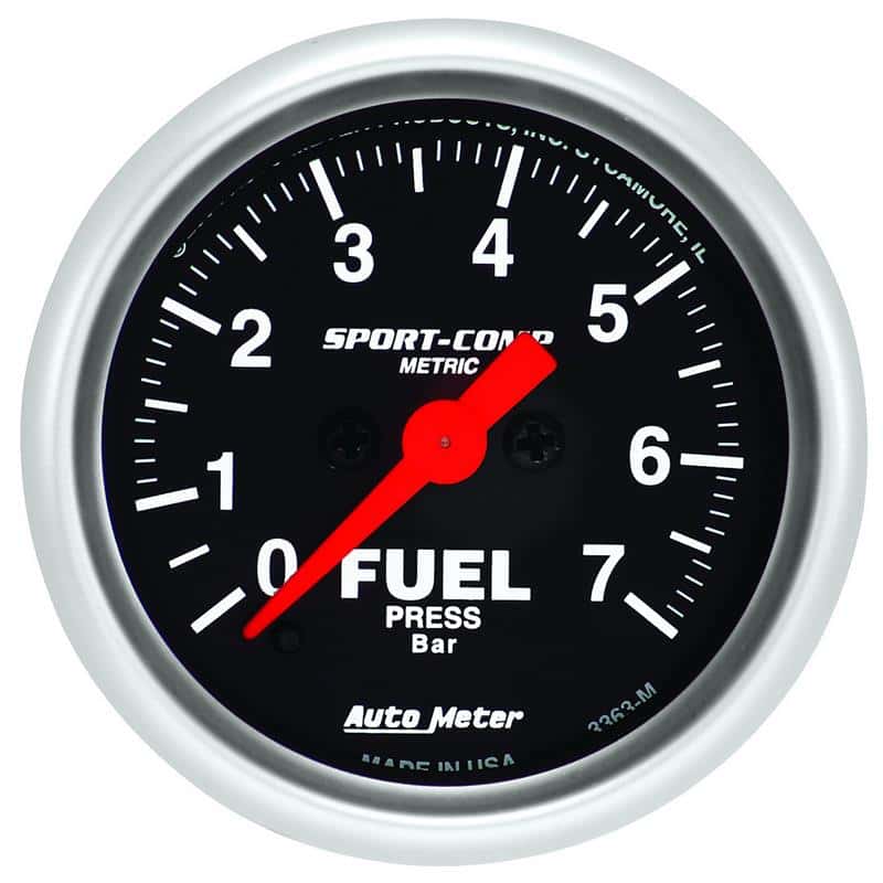 AutoMeter — Autometer 2-1/16in 7BAR Digital Stepper Motor Sport-Comp Fuel Pressure Gauge
2" FUEL PRESS, 0-7 B - view 2