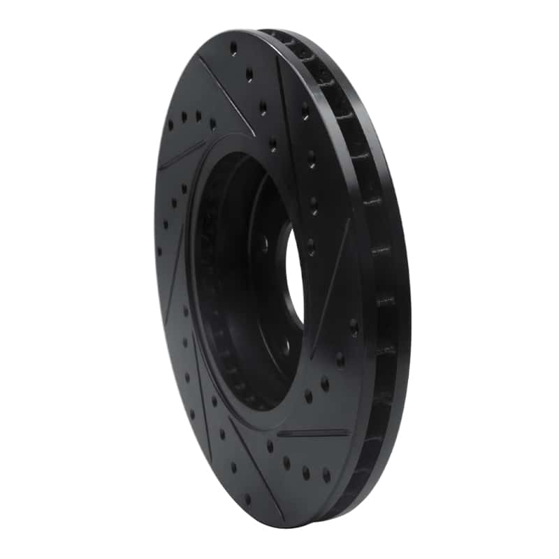 R1 Concepts — R1 97-03 Jaguar XJR Front Left Drilled & Slotted Black Brake Rotor
R1 Brake Rotor Drill - view 4
