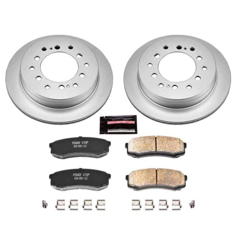 PowerStop — Power Stop 03-09 Lexus GX470 Rear Z17 Evolution Geomet Coated Brake Kit - view 1
