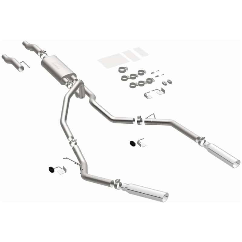 Magnaflow — MagnaFlow 11 Ford F-150 3.7L/5.0L/6.2L SS Catback Exhaust Dual Split Rear Exit w/ 3.5in SS Tips
Cat-Back - view 25