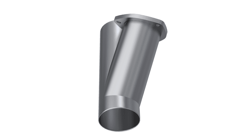 QTP — QTP 3.5in Weld-On QTEC Exhaust Cutout Y-Pipe - view 2