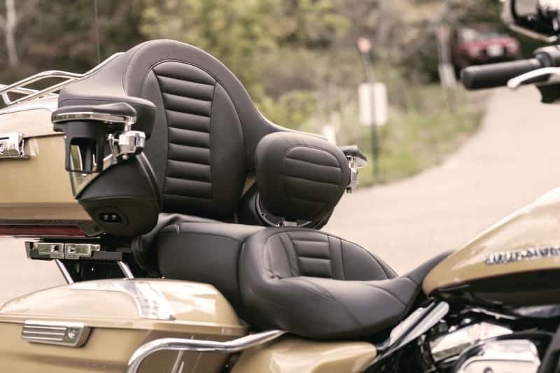 Mustang Motorcycle — Mustang 08-21 Harley Electra Glide Std, Rd Glide ,Rd King ,Str Glide Super Touring Arm Wrap - Black - view 1