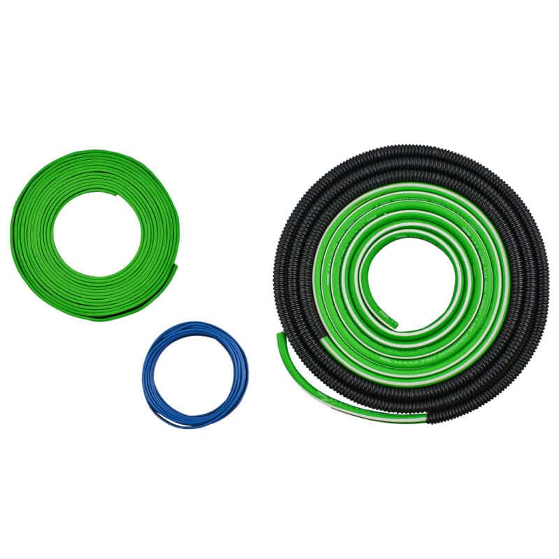 DS18 — DS18 4-GA Amplifier Install Kit Advance- Green - view 5