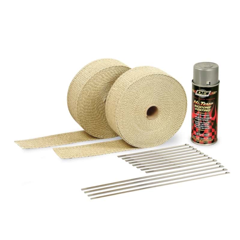 DEI — DEI Exhaust Wrap Kit - Tan Wrap & Aluminum HT Silicone Coating (Aerosol)
Exhaust Wrap Kit - view 5