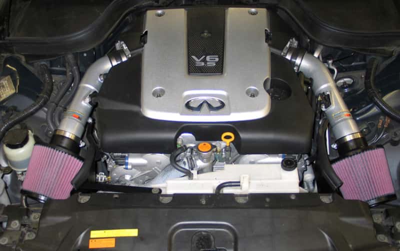 K&N Engineering — K&N 07-08 G35 Dual Silver Typhoon Short Ram Intakes
Performance Air Inta
Air Intake System - view 3
