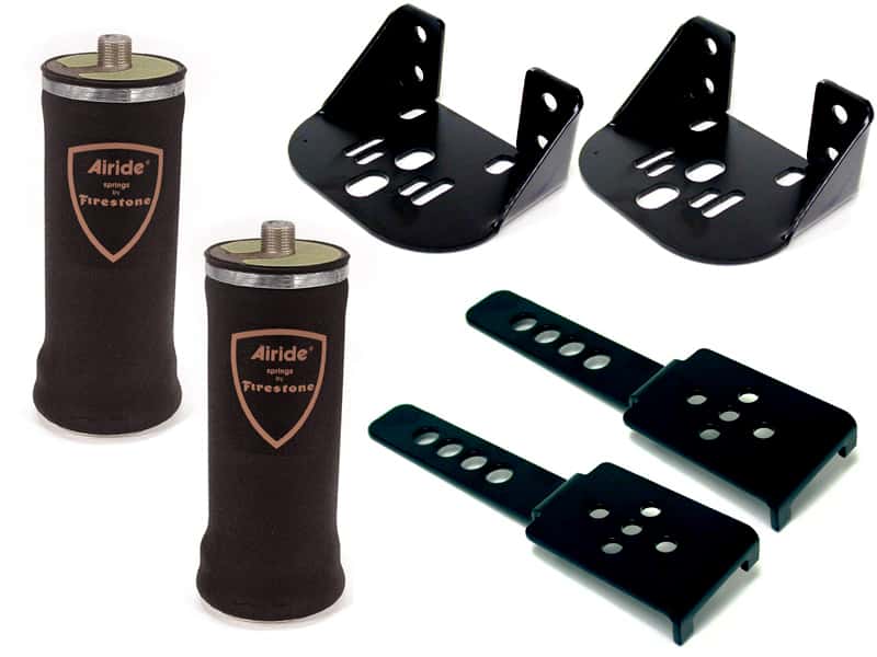 Ridetech — Ridetech AIRoverLeaf 2000lb Sideframe 2.5in Leaf Bracket Kit
AirOverLeaf 2000# - view 1