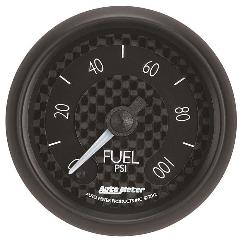 AutoMeter — Autometer GT Series 52mm Full Sweep Electronic 0-100 PSI Fuel Pressure Gauge
2-1/16" FUEL PRESS, - view 2