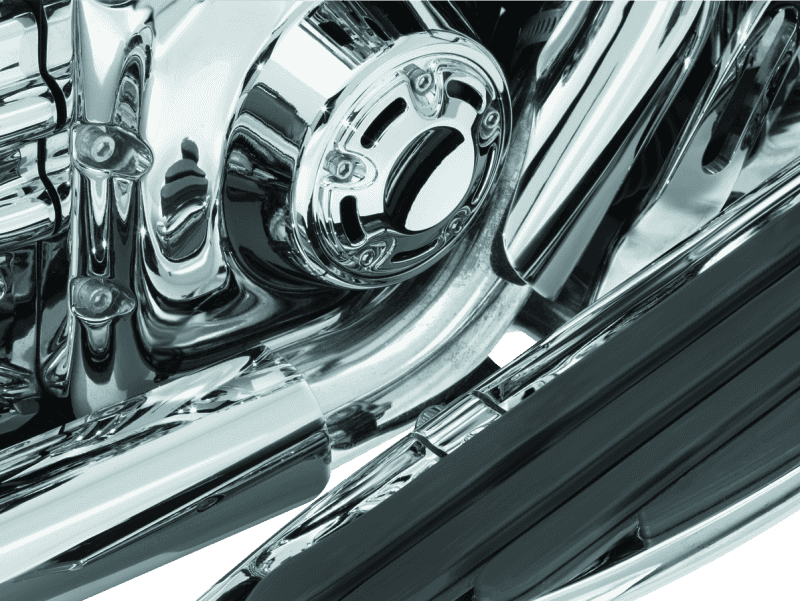 Kuryakyn — Kuryakyn Bridge The Gap Heat Shield 93-08 Touring Models Chrome - view 2