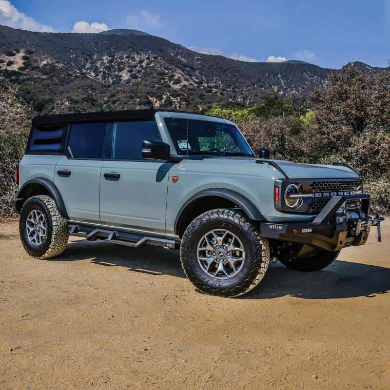 Westin — Westin/HDX 2021+ Ford Bronco Drop Nerf Step Bars - Textured Black
Nerf/Step Bar - view 4