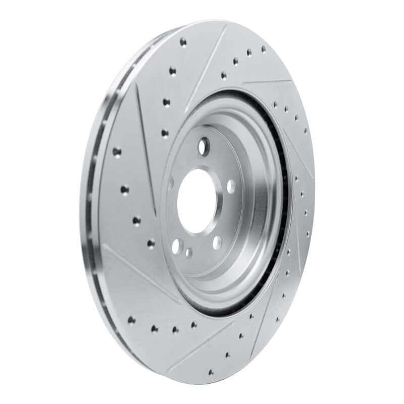 R1 Concepts — R1 20-26 Mercedes-Benz GLS450 Rear Right Drilled & Slotted Silver Brake Rotor
R1 Brake Rotor Drill - view 4