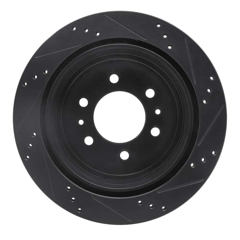 R1 Concepts — R1 04-08 Ford F-150 4WD Front Left Drilled & Slotted Black Brake Rotor
R1 Brake Rotor Drill - view 5
