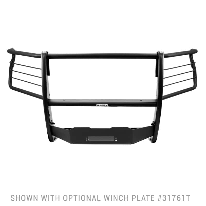 Go Rhino — Go Rhino 19-20 Chevrolet Silverado 1500 3000 Extreme Series StepGuard - Textured Black
3100 Grille Guard - view 4