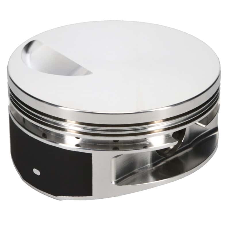 JE Pistons — JE Pistons 454BBC FT 4.56in Bore -3cc Flat Top 1.12in Comp Height 0.99in Pin Diameter - Set of 8 - view 2