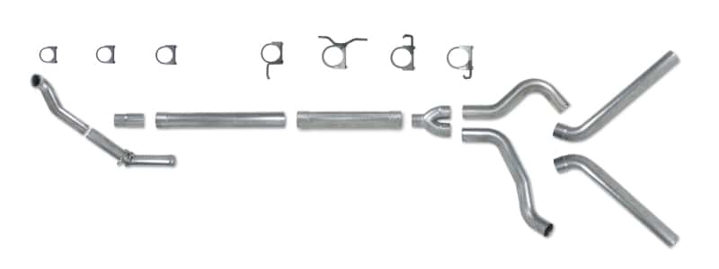 Diamond Eye Performance — Diamond Eye KIT 4in TB MFLR RPLCMENT PIPE DUAL SS 94-97 5 7 3L F250/F350 PWRSTROKE NFS W CARB STDS
KIT; 4in.; TB MRP DL - view 2