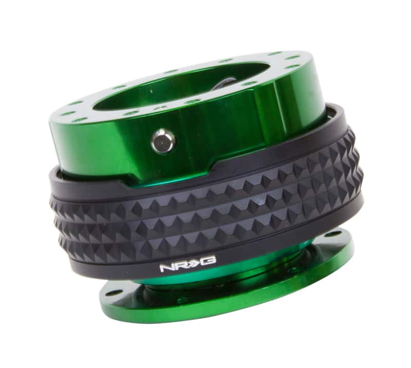 NRG — NRG Quick Release Kit - Pyramid Edition - Green Body / Black Pyramid Ring - view 1