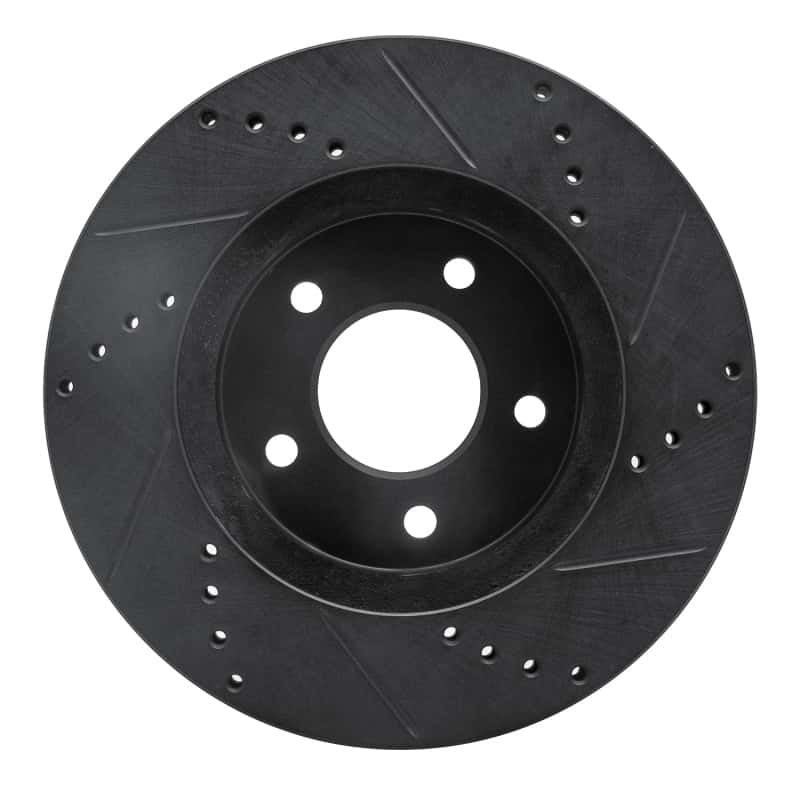 R1 Concepts — R1 02-07 Chevrolet Equinox Front Left Drilled & Slotted Black Brake Rotor
R1 Brake Rotor Drill - view 5