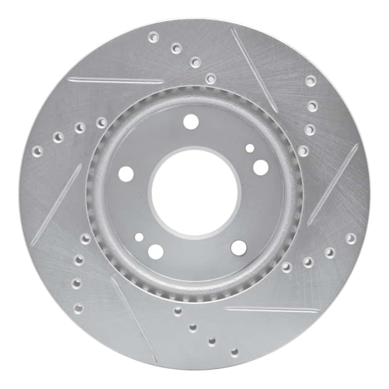 R1 Concepts — R1 10-11 Kia SOUL Front Left Drilled & Slotted Silver Brake Rotor
R1 Brake Rotor Drill - view 5