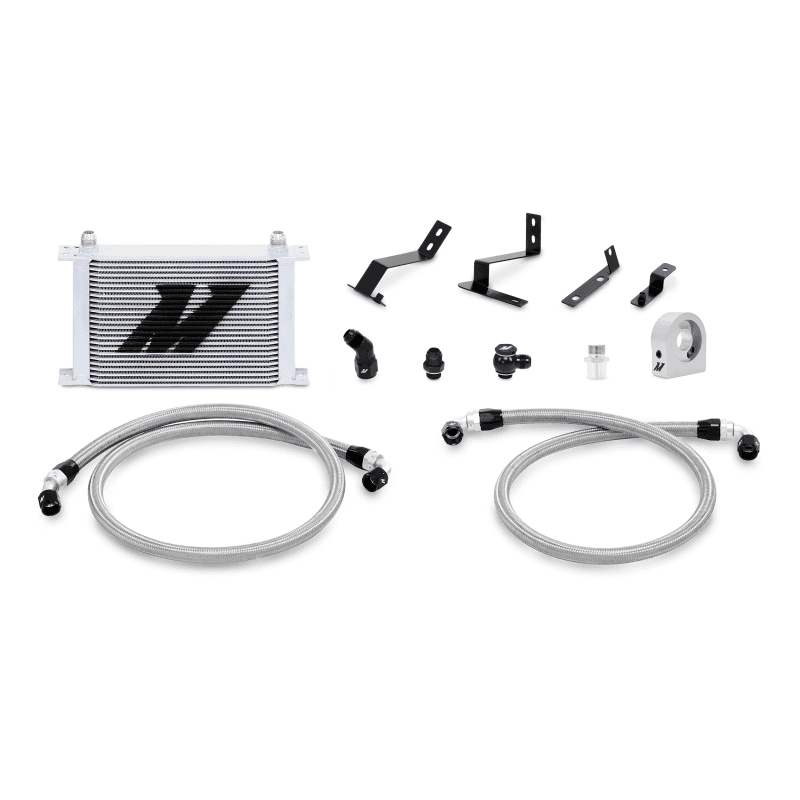 Mishimoto — Mishimoto 2016+ Chevy Camaro Oil Cooler Kit - Silver - view 2