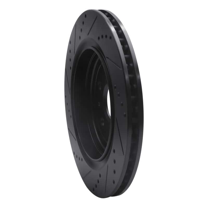 R1 Concepts — R1 16-24 Cadillac ATS Rear Right Drilled & Slotted Black Brake Rotor
R1 Brake Rotor Drill - view 4