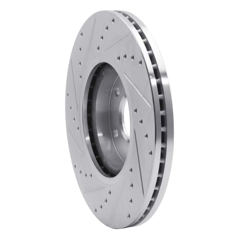 R1 Concepts — R1 09-23 Nissan 370Z Front Right Drilled & Slotted Silver Brake Rotor
R1 Brake Rotor Drill - view 4