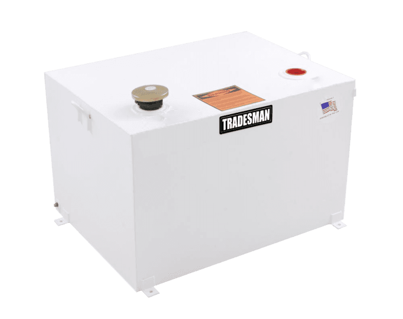 Tradesman — Tradesman Steel Rectangular Liquid Storage Tank - White - view 1