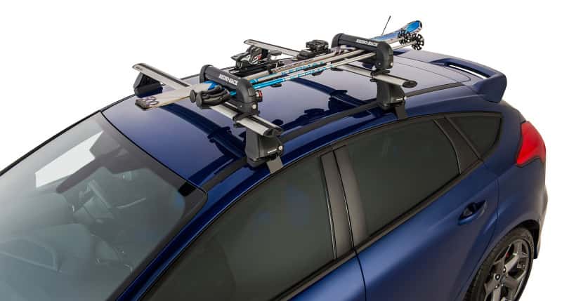 Rhino-Rack — Rhino-Rack Universal Ski Carrier - Fits 2 Pairs of Skis - Black - view 8