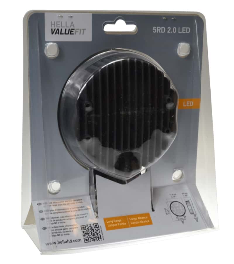 Hella — Hella ValueFit Work Light 5RD 2.0 LED MV LR LT
Work lamp LED Blstr - view 12