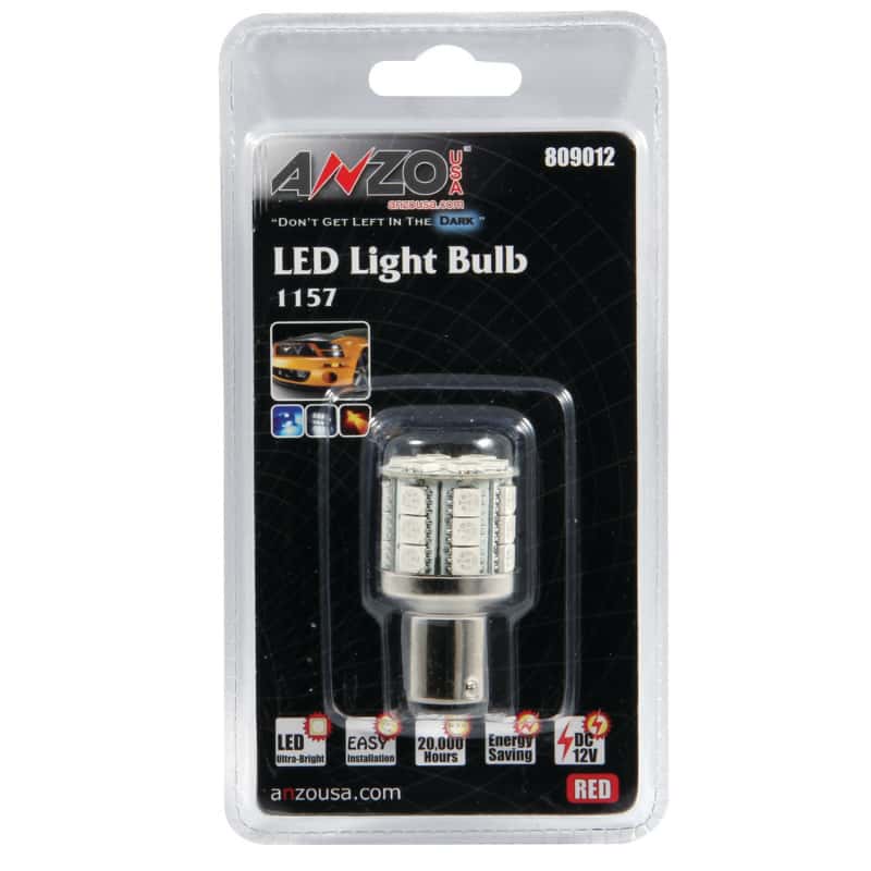 ANZO — ANZO LED Bulbs Universal LED 1157 Red - 28 LEDs 1 3/4in Tall
BulbExt
Bulb - view 1