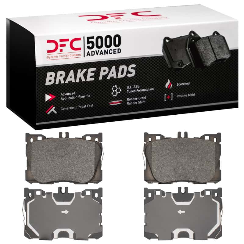DFC — DFC 16-23 Mercedes-Benz E43 AMG Front 5000 Advanced Low Metallic Brake Pads
DFC Brake Pad Set - view 4