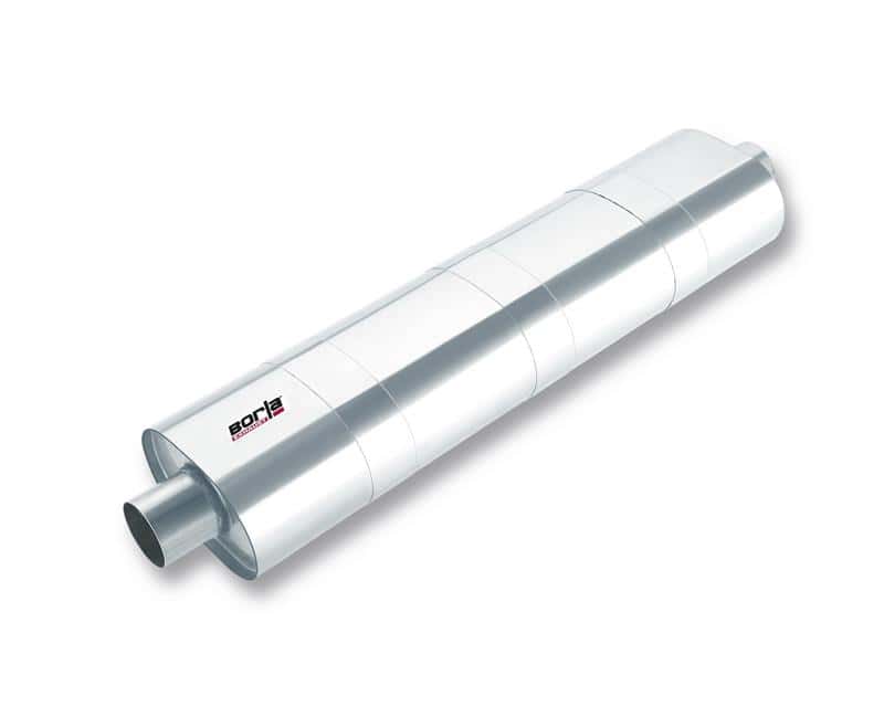 Borla — Borla 3in ID In/Out x 34in x 8.5 in x 5.5in Oval XR-1 Multi-core Racing Muffler
XR-1 Multi-Core
Muffler - view 2