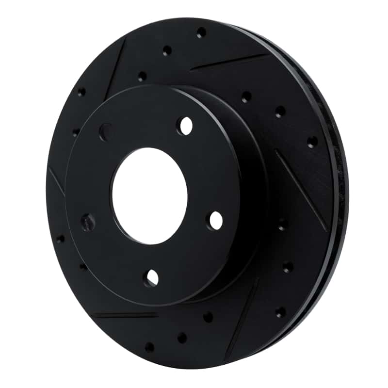 R1 Concepts — R1 82-88 Chevrolet Camaro Rear Left Drilled & Slotted Black Brake Rotor
R1 Brake Rotor Drill - view 2