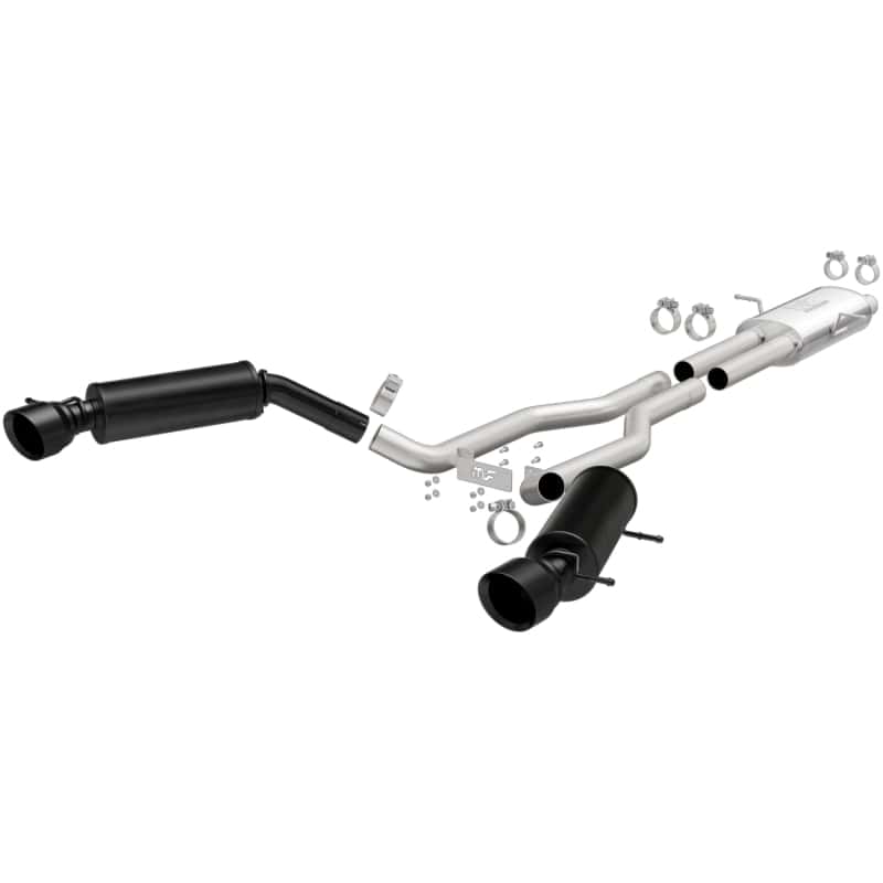 Magnaflow — MagnaFlow Cat-Back 15-16 Land Rover Ranger Rover V6 SS 2.5in Dual Split Rear Exit 4.5in Black Tips
Cat-Back - view 1