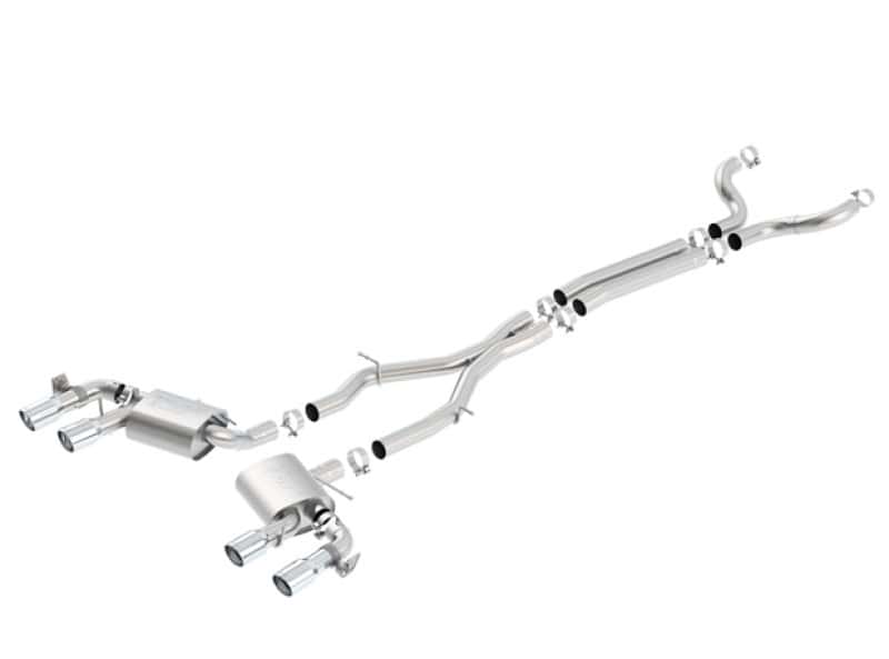 Borla — Borla 2017+ Chevy Camaro ZL1 6.2L S-Type Catback Exhaust w/ Dual Split Rear Exit
Cat-Back System - view 2