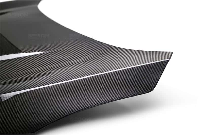 Seibon — Seibon 2016-2017 Honda Civic Coupe/Sedan/Hatchback VS-Style Carbon Fiber Hood - view 9