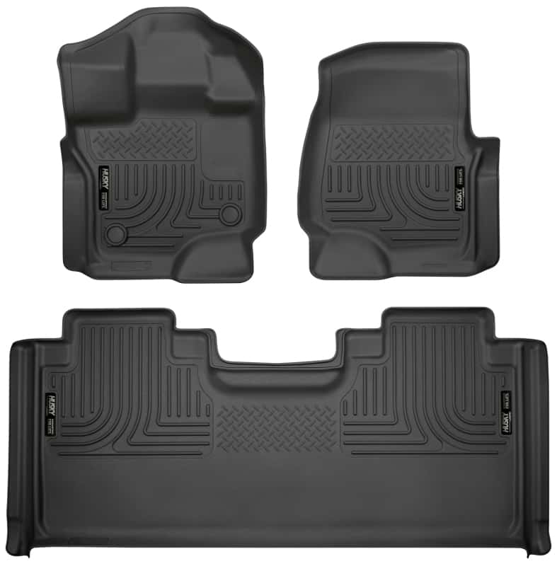 Husky Liners — Husky Liners 15-19 F-150 SuperCab Weatherbeater Black Front & 2nd Seat Floor Liners
Husky Liners 15-19 Ford F-150 SuperCab Front & 2nd Seat Weatherbeater Floor Liners
Floor Liners - view 1